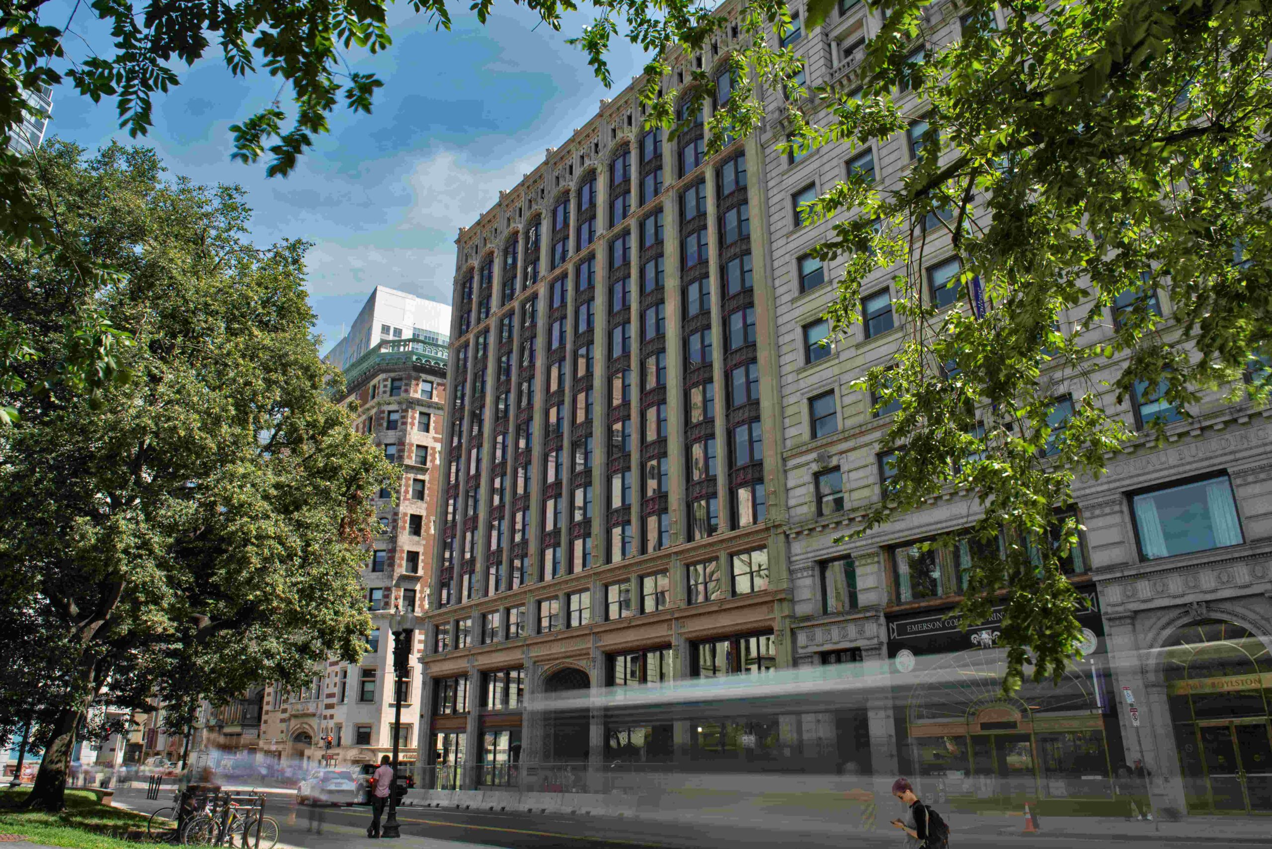 Exterior Shot of Emerson College Campus